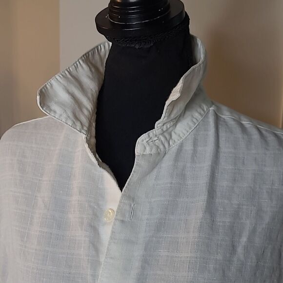 the Habanero Co sz L cotton linen shirt - Picture 2 of 11